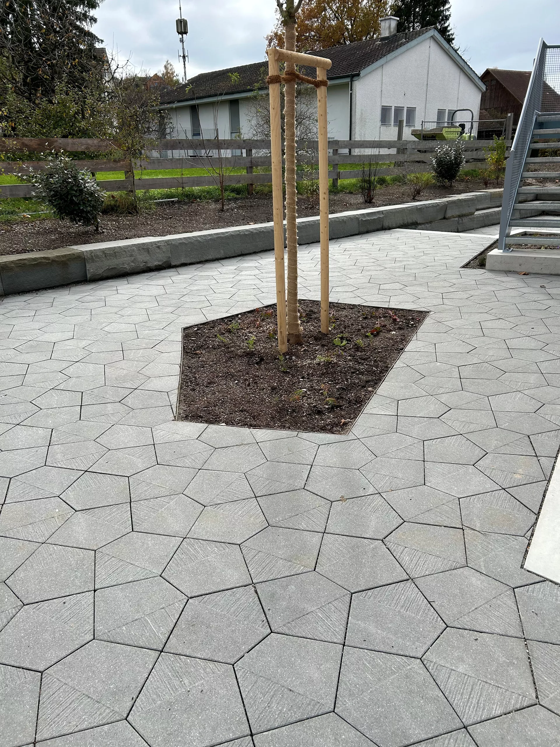 5-Eck Pflasterplatte