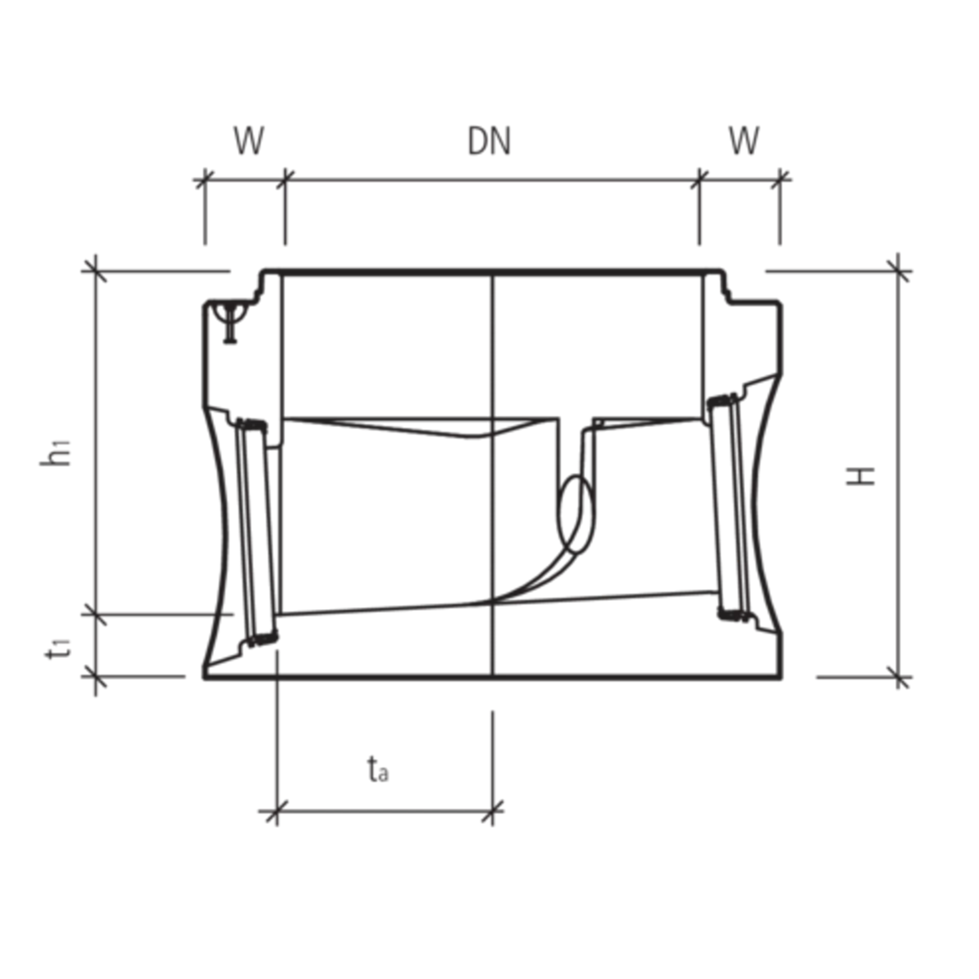 Fond de chambre spécial CENTUB<sup>®</sup> coulée