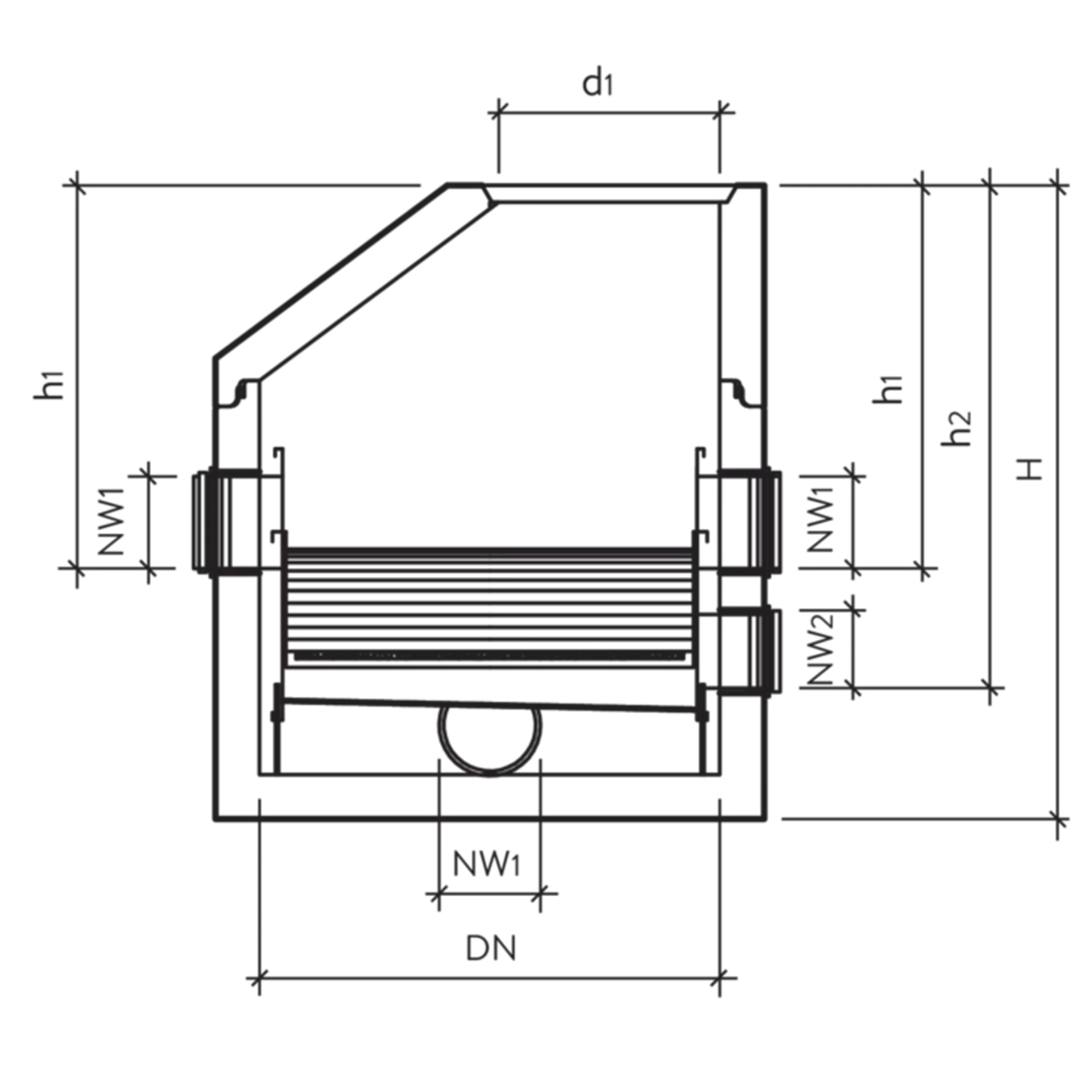 friwa<sup>®</sup>-rain 3P Volumenfilterschacht VF