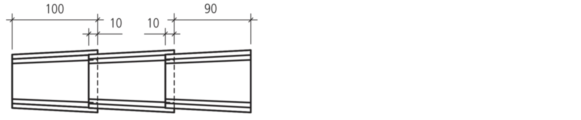 Wildbachschalen leicht bewehrt