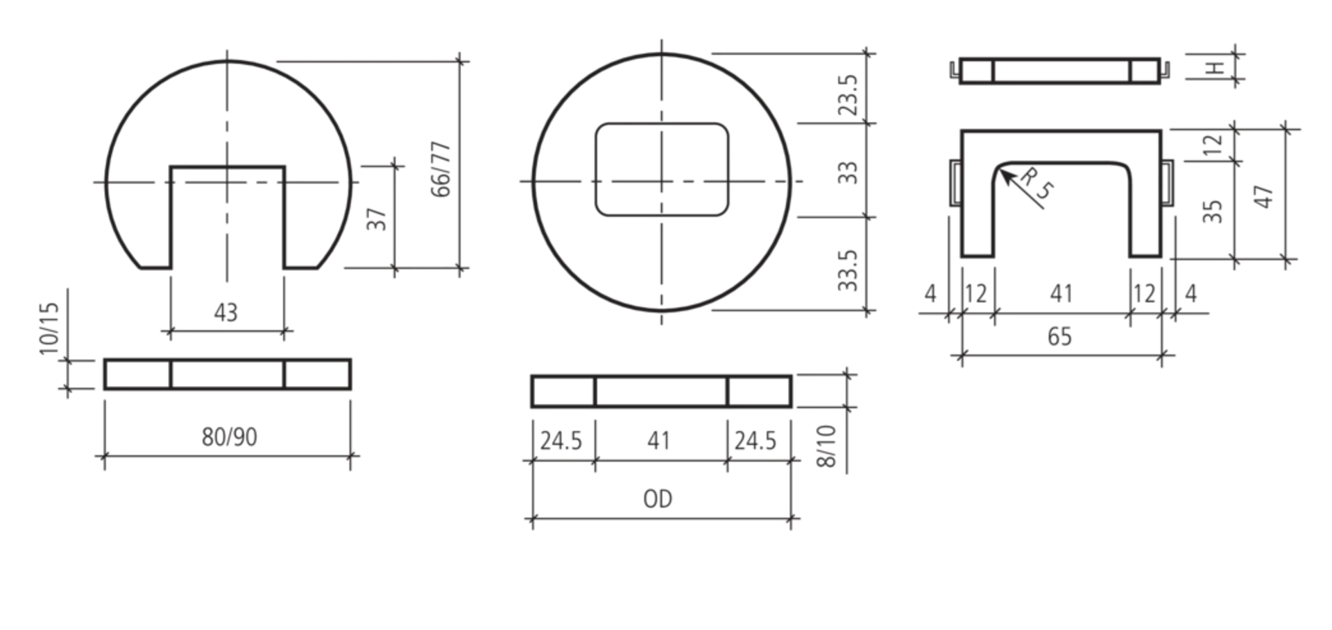 Cadre béton type BK