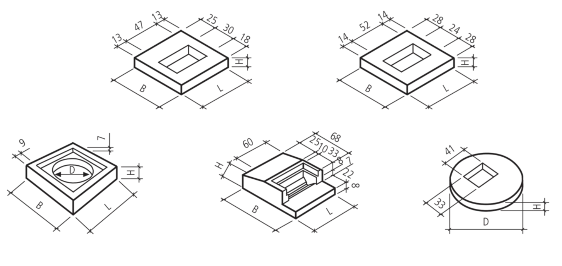 Schachtrahmen Typ LU