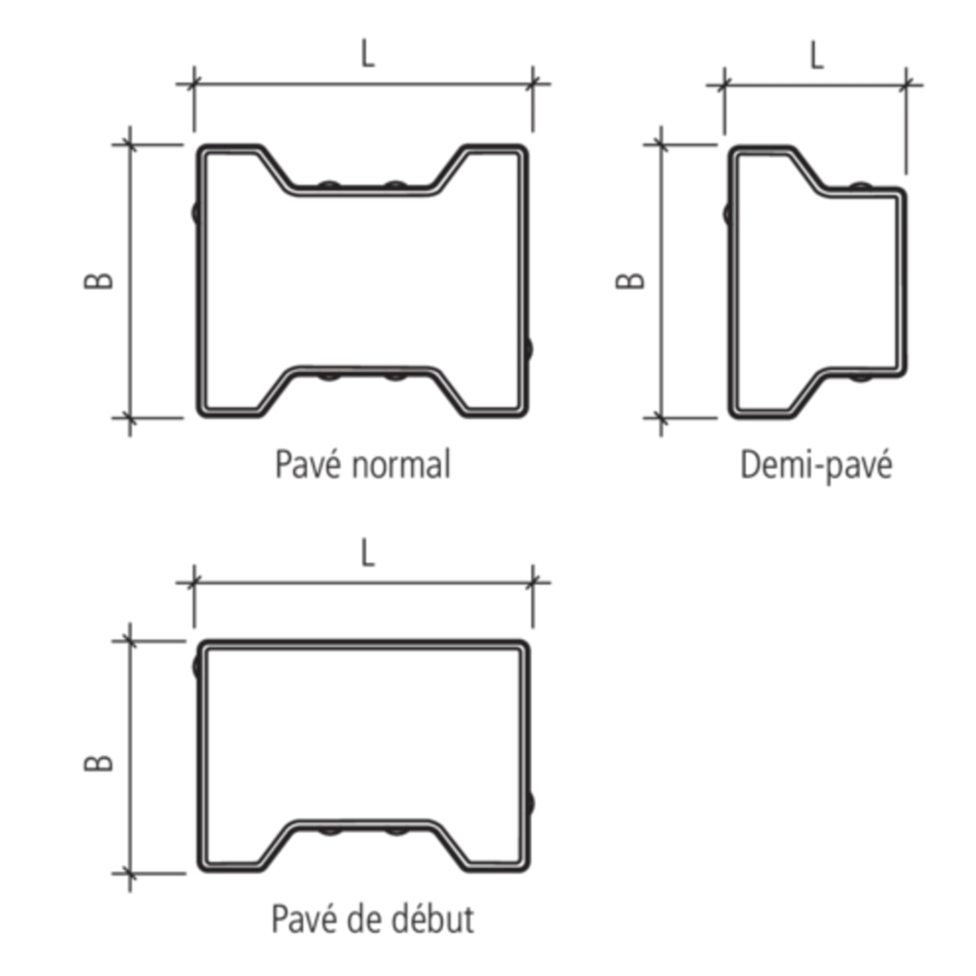 H Verbundsteine fein gefast