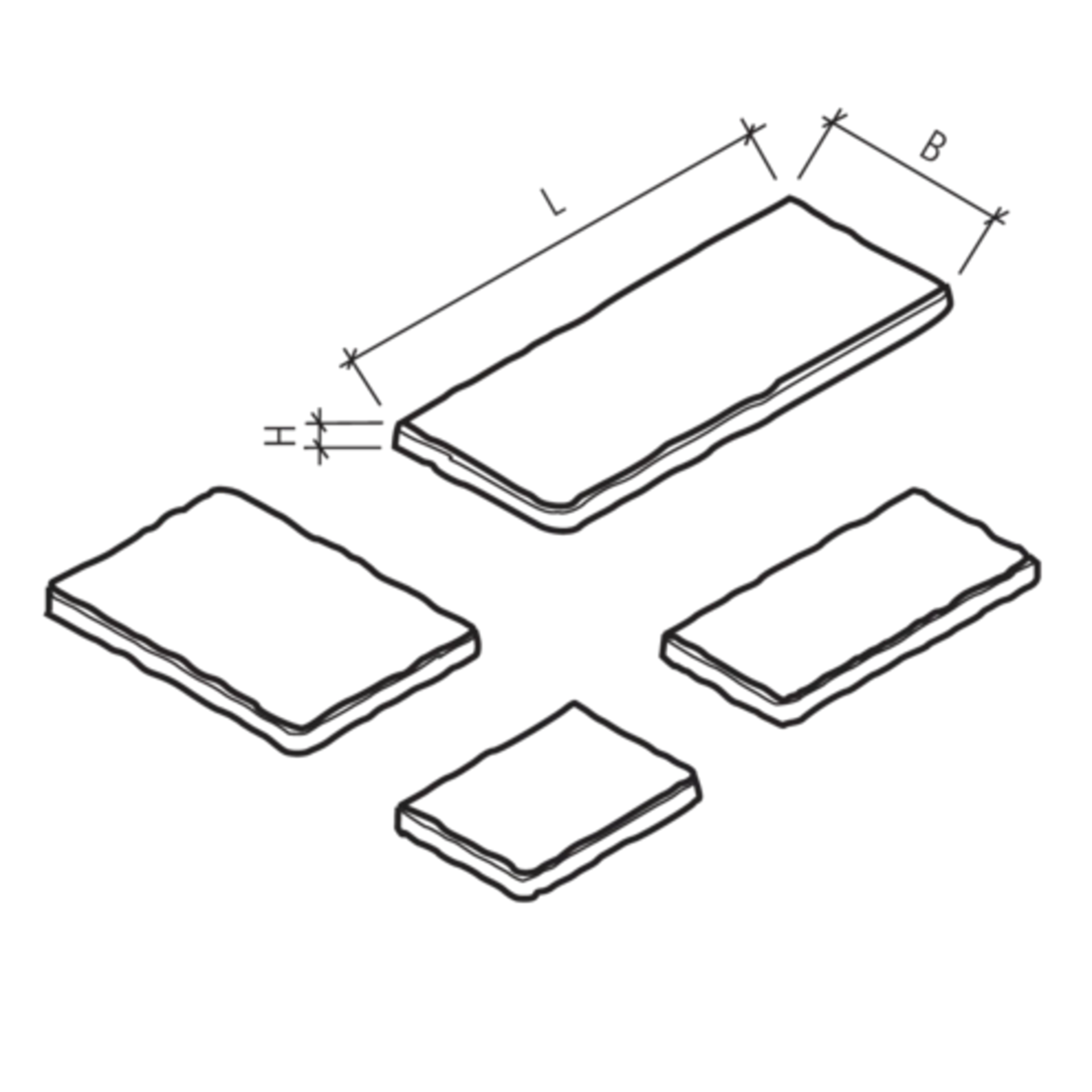 ARDESIA Gehwegplatten