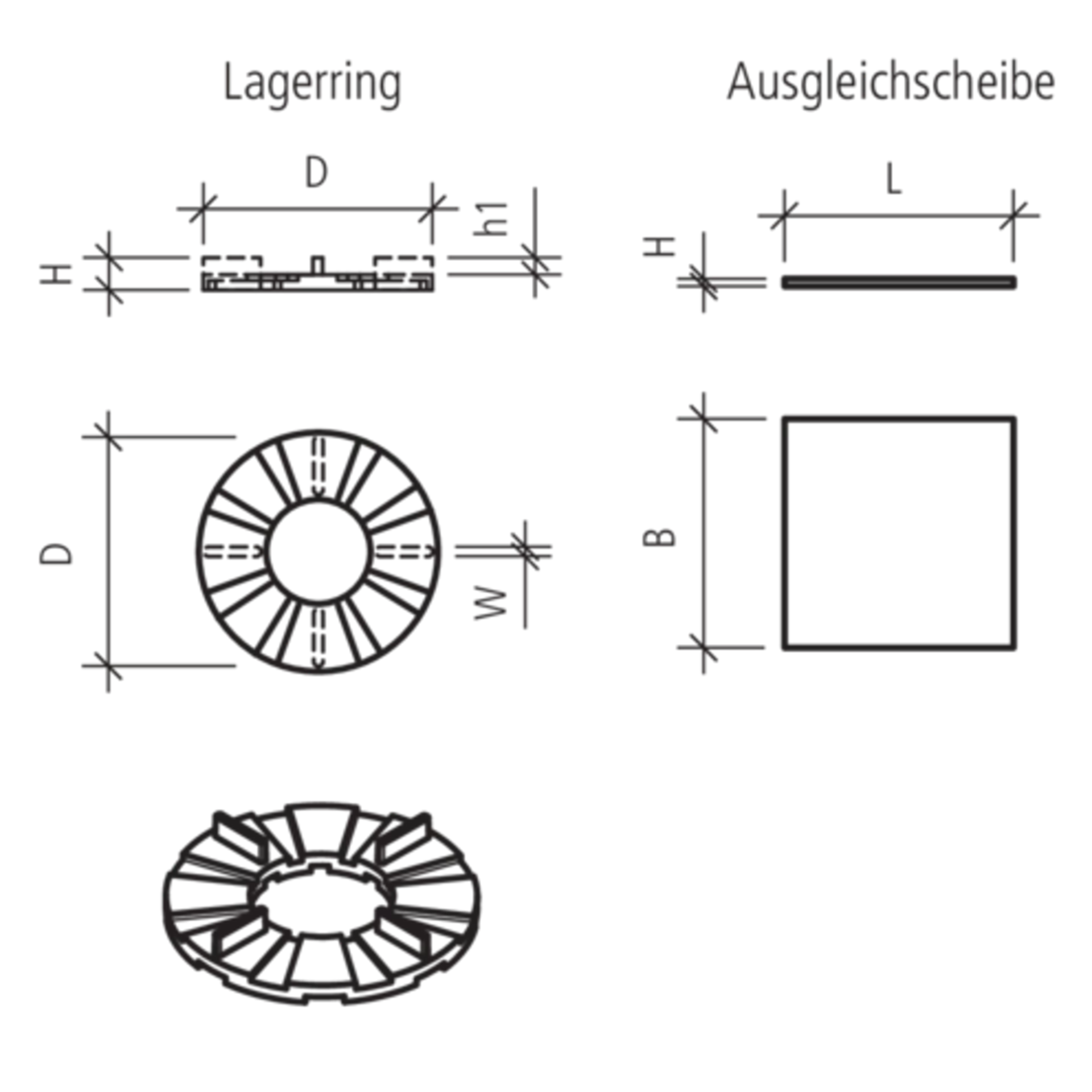 Fugenprofile / Lagerringe
