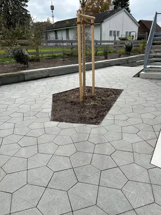 5-Eck Pflasterplatte