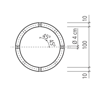 Betonversickerungsrohre bewehrt