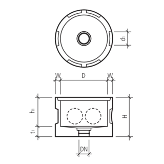 Abzweigschächte für Kabelanlagen