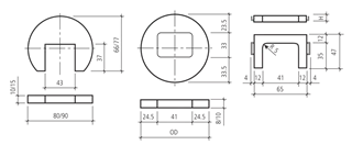 Cadre béton type BK