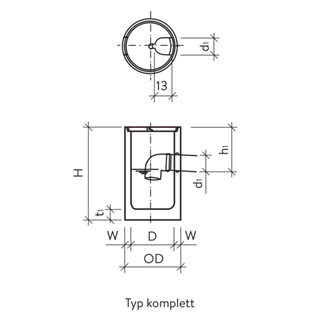 Dachwasserschächte rund