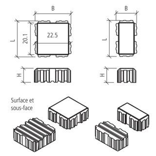 VS 5<sup>®</sup> Schwerlastökosteine mit 5-facher Verschiebe