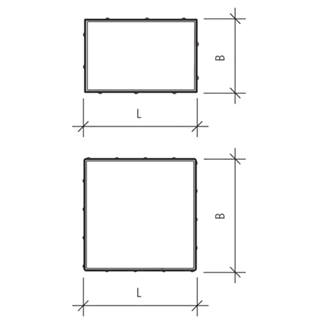 Schrittplatten mit Nocken