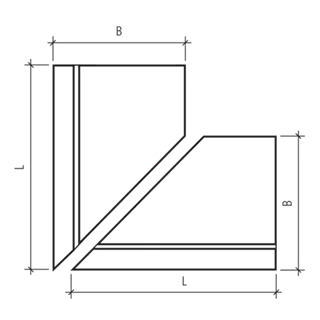EXACTA<sup>®</sup> Winkelplatten Eckstücke gestrahlt