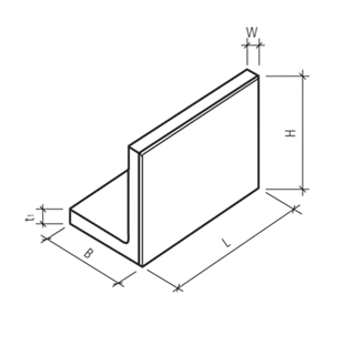 WIPASO Winkelplatten mit Besenstrich