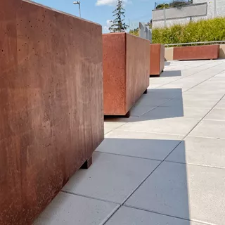 FERRO CONCRETE<sup>®</sup> Pflanzentröge rechteckig glatt