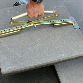 Plattenheber verstellbar