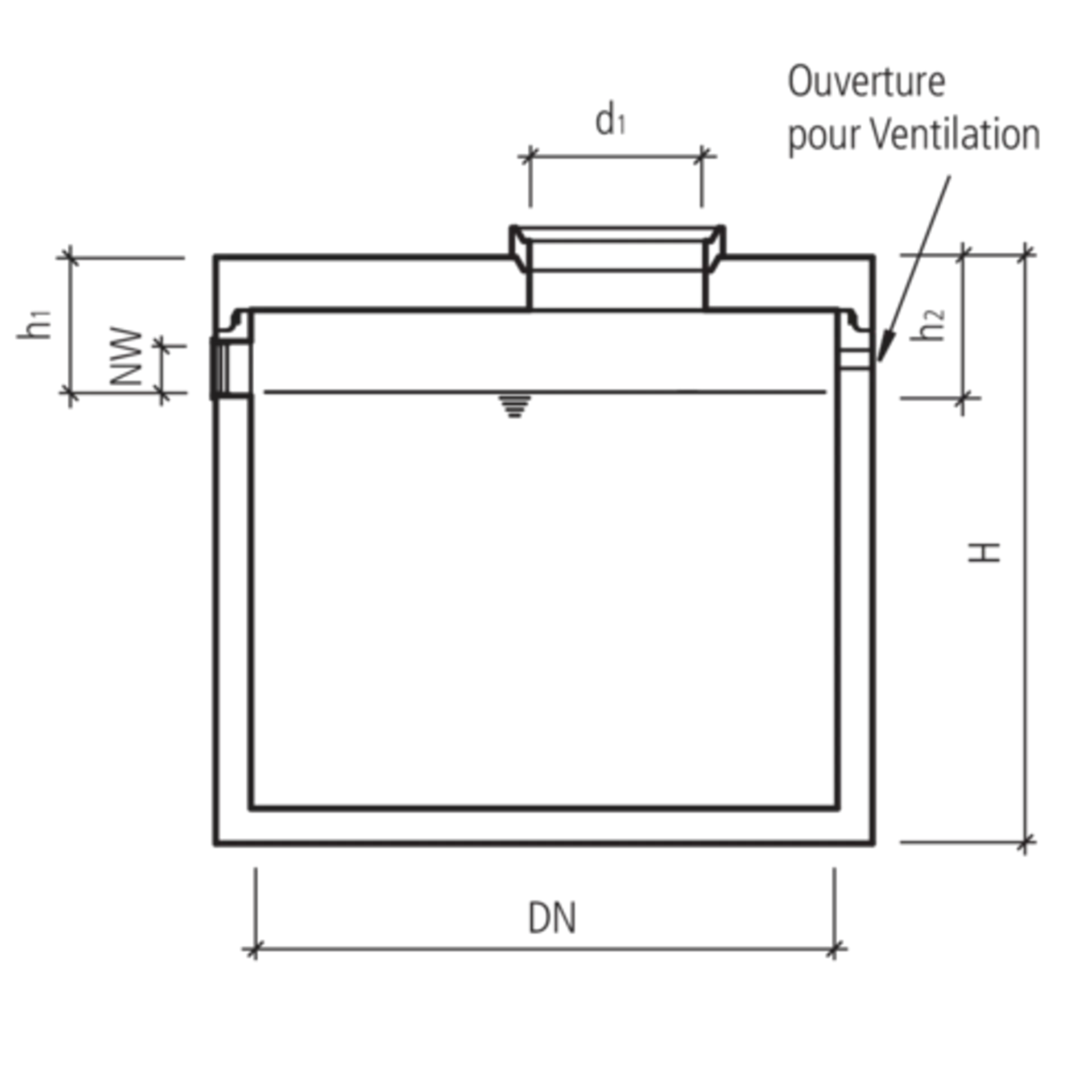 friwa<sup>®</sup>-sep Rückhaltebehälter AS Typ 1