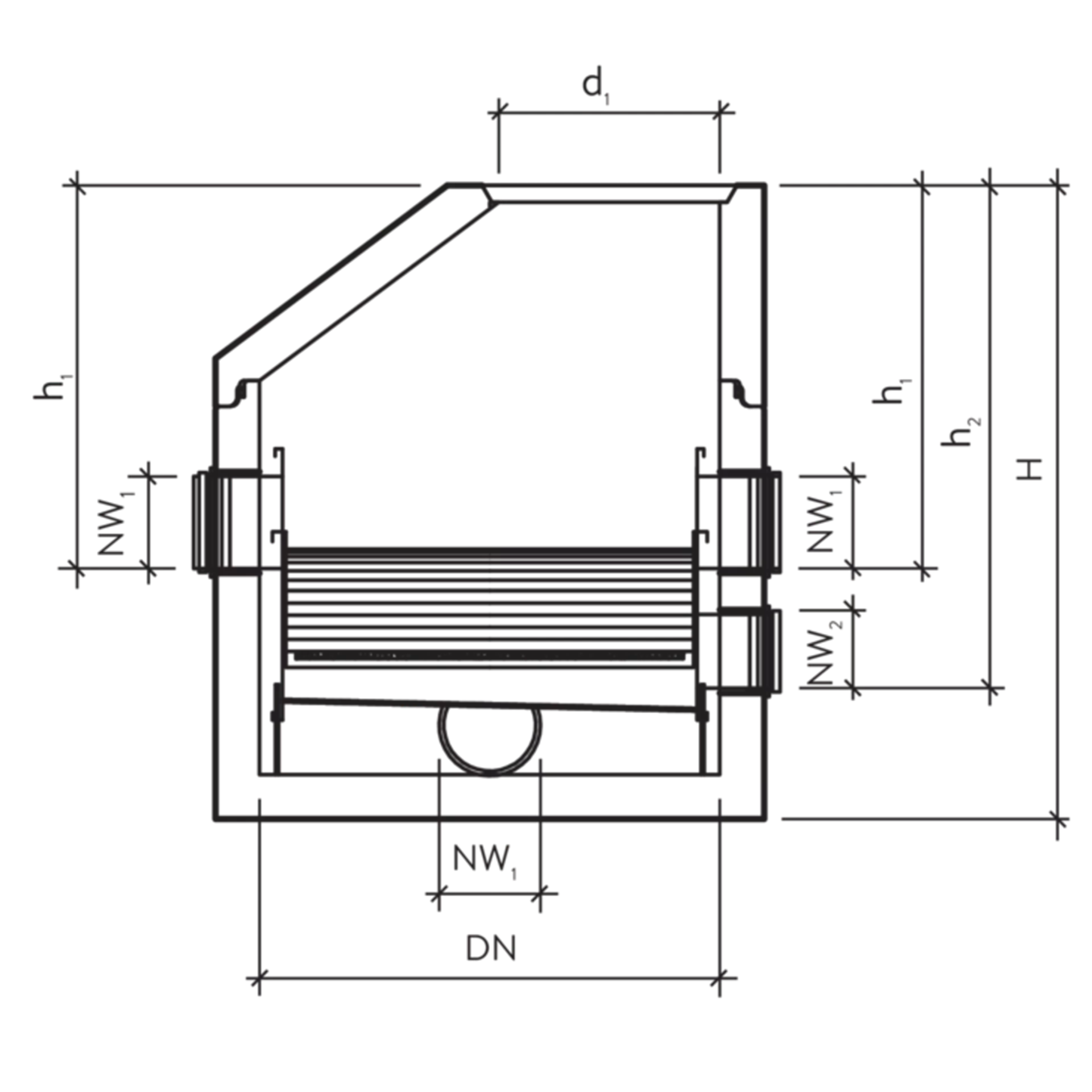 friwa<sup>®</sup>-rain 3P Volumenfilterschacht VF