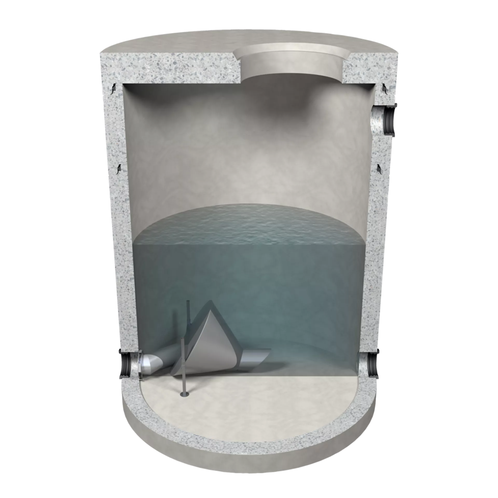 friwa<sup>®</sup>-rec Abflussregler-Wirbeldrossel für Schmut