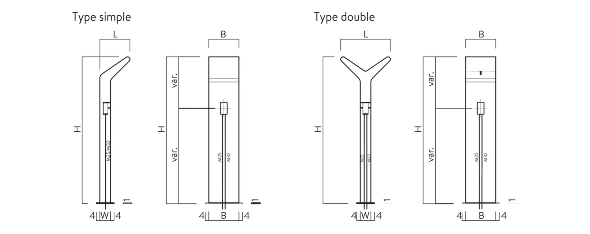 Betonelemente für Elektroladestationen