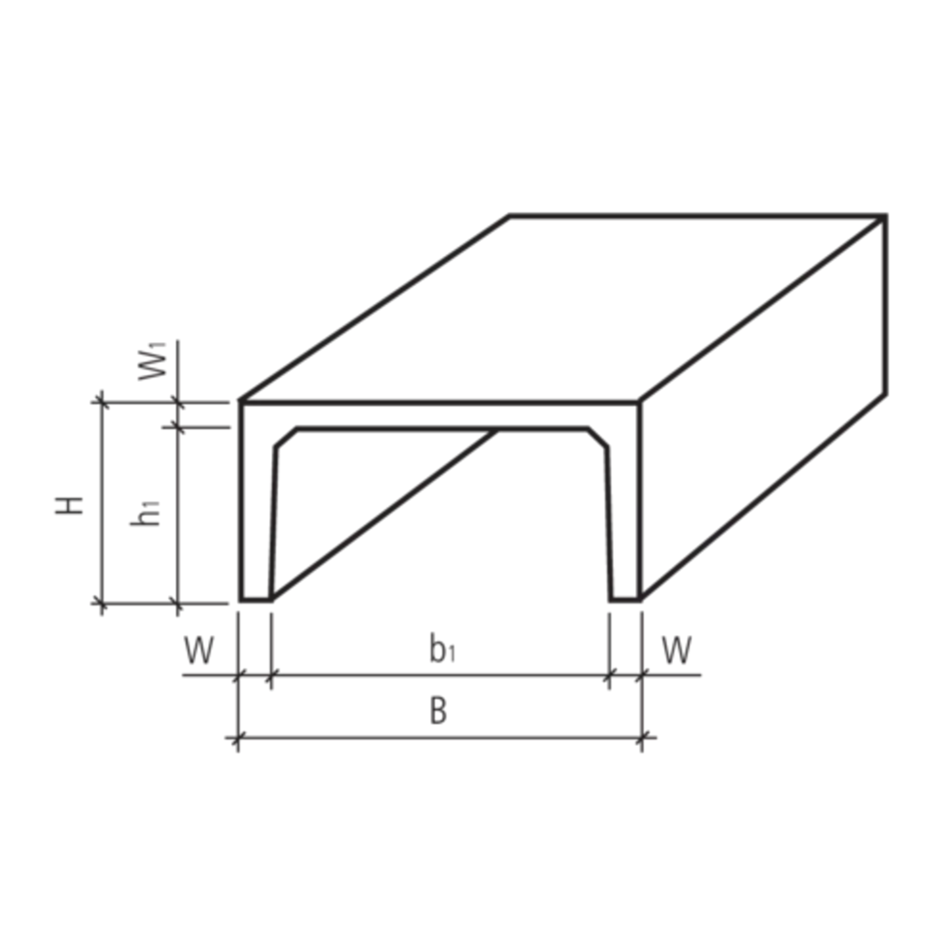 Haubenkanäle bewehrt