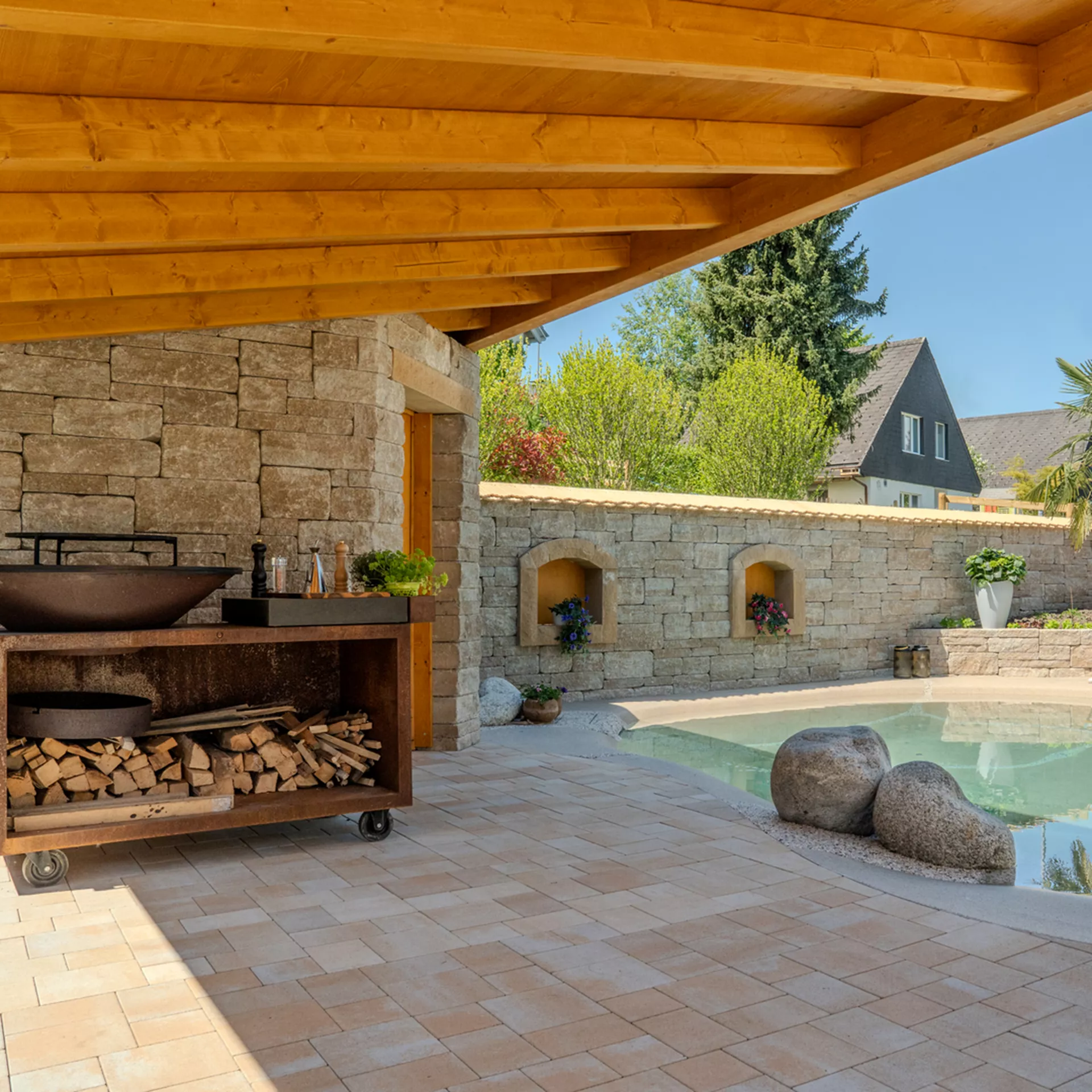 VEGAS Pflastersteine mit Nocken fein gefast