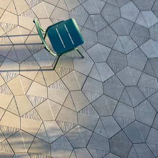 5-Eck Pflasterplatte