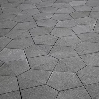 5-Eck Pflasterplatte