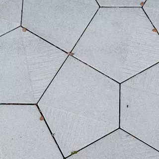 5-Eck Pflasterplatte