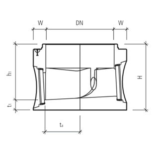 CENTUB® Massschachtunterteile rund gegossen