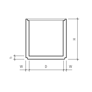 Betonrohre mit Boden D 150 bis 300 cm unbewehrt