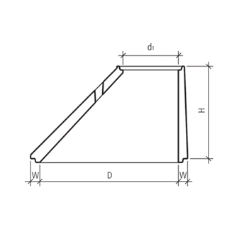 Konen exzentrisch D 150 bis 200 cm