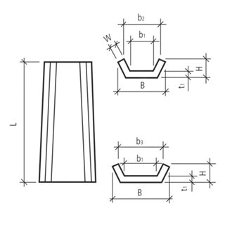 Wildbachschalen leicht bewehrt