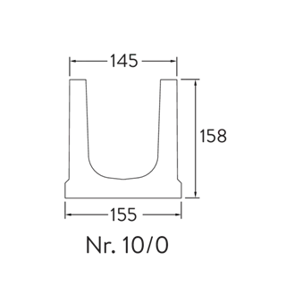 BIRCO Rinnen, Schlitz- und Spülkastenaufsätze 1.5 mm NW 100
