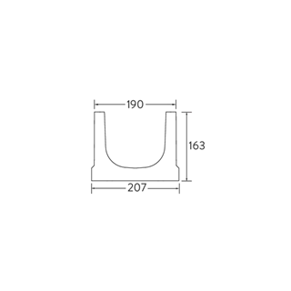 BIRCO Rinnen, Schlitz- und Spülkastenaufsätze 1.5 mm NW 150