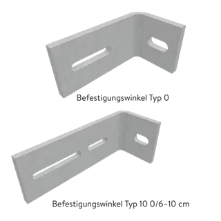 Befestigungswinkel zu Lichtschächten