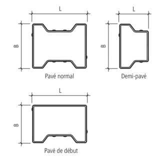 H Verbundsteine fein gefast