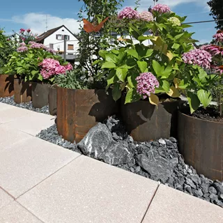 FINALGO VILLA Vakuum Gehwegplatten gefast