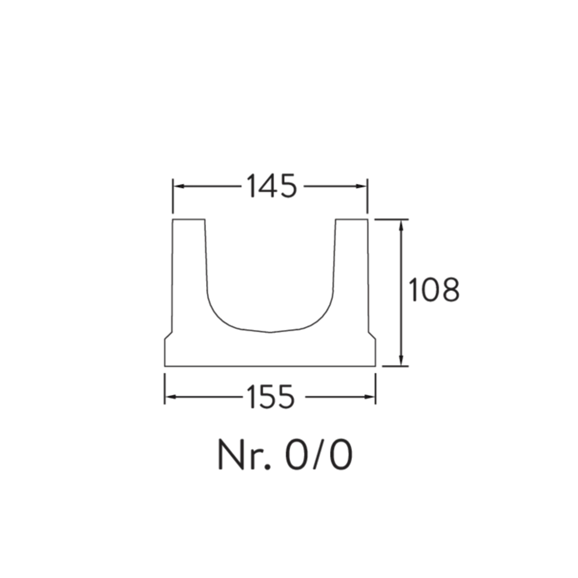BIRCO Rinnen, Schlitz- und Spülkastenaufsätze 1.5 mm NW 100