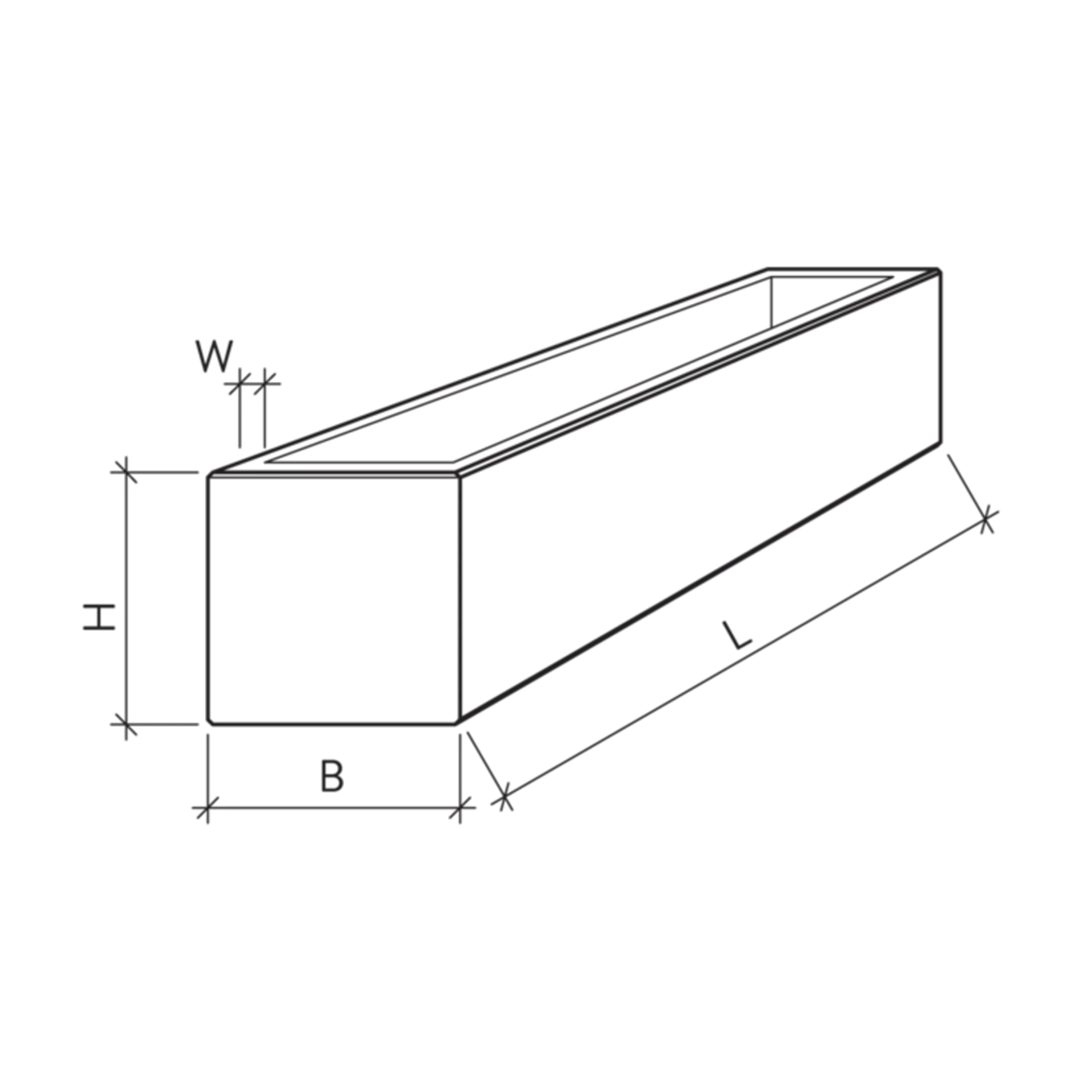 PARCO<sup>®</sup> Brunnentröge rechteckig gestrahlt