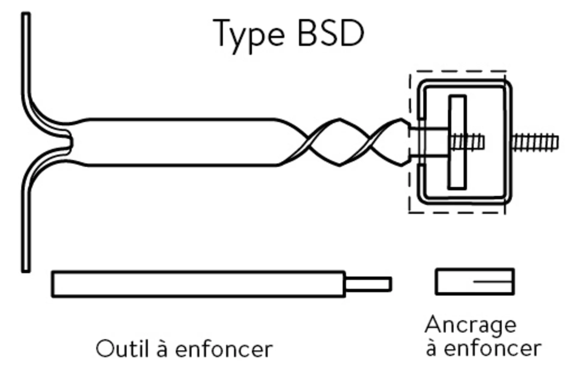 Schalldämm-Spiralanker