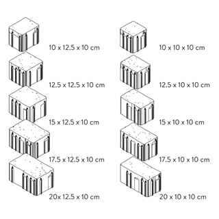 FRIEDA® FORTE Pflastersteine Kanten gebrochen