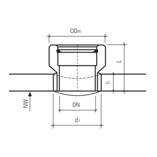CENTUB<sup>®</sup> Klebeanschlussstücke 90°