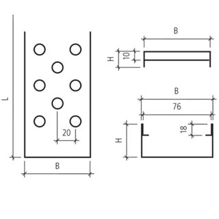 TERRAZZA Rinnen NW 125