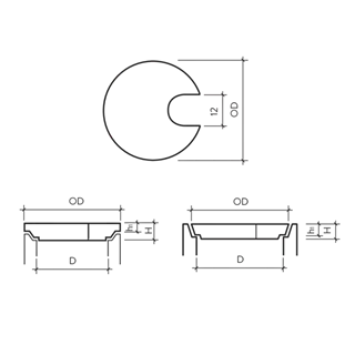 Betondeckel mit DW-Aussparung begehbar