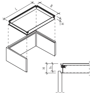 Lichtschachtaufsatzelemente
