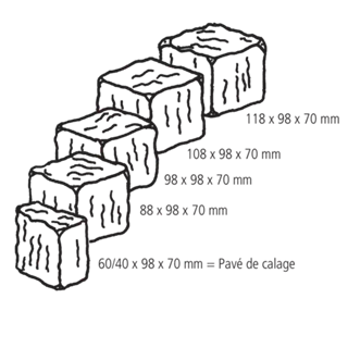 FRIEDA<sup>®</sup> Pflastersteine Kanten gebrochen