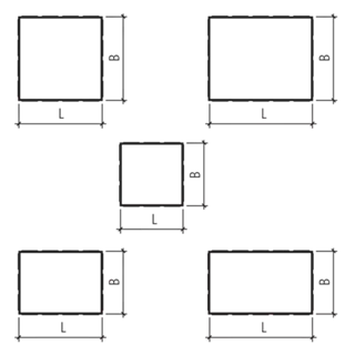 TOLEDO SKY Pflastersteine mit Nocken vollkantig