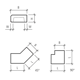 RESIDENZA<sup>®</sup> Blockstufen gefast