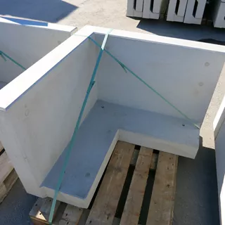 TRIPLA Winkelplatten Eckstücke glatt